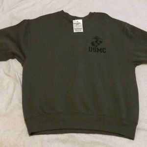 Green marine sweater